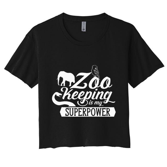 Zookeeper Job Zookeepers Zoo Keeper Zookeeping Crop Top