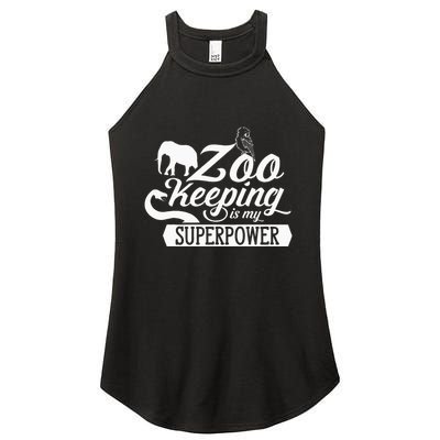 Zookeeper Job Zookeepers Zoo Keeper Zookeeping Women's Perfect Tri Rocker Tank