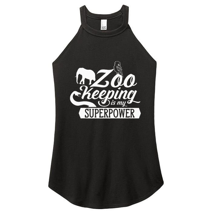 Zookeeper Job Zookeepers Zoo Keeper Zookeeping Women's Perfect Tri Rocker Tank