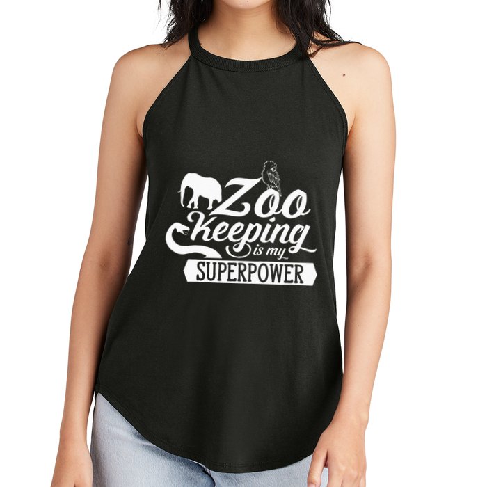 Zookeeper Job Zookeepers Zoo Keeper Zookeeping Women's Perfect Tri Rocker Tank