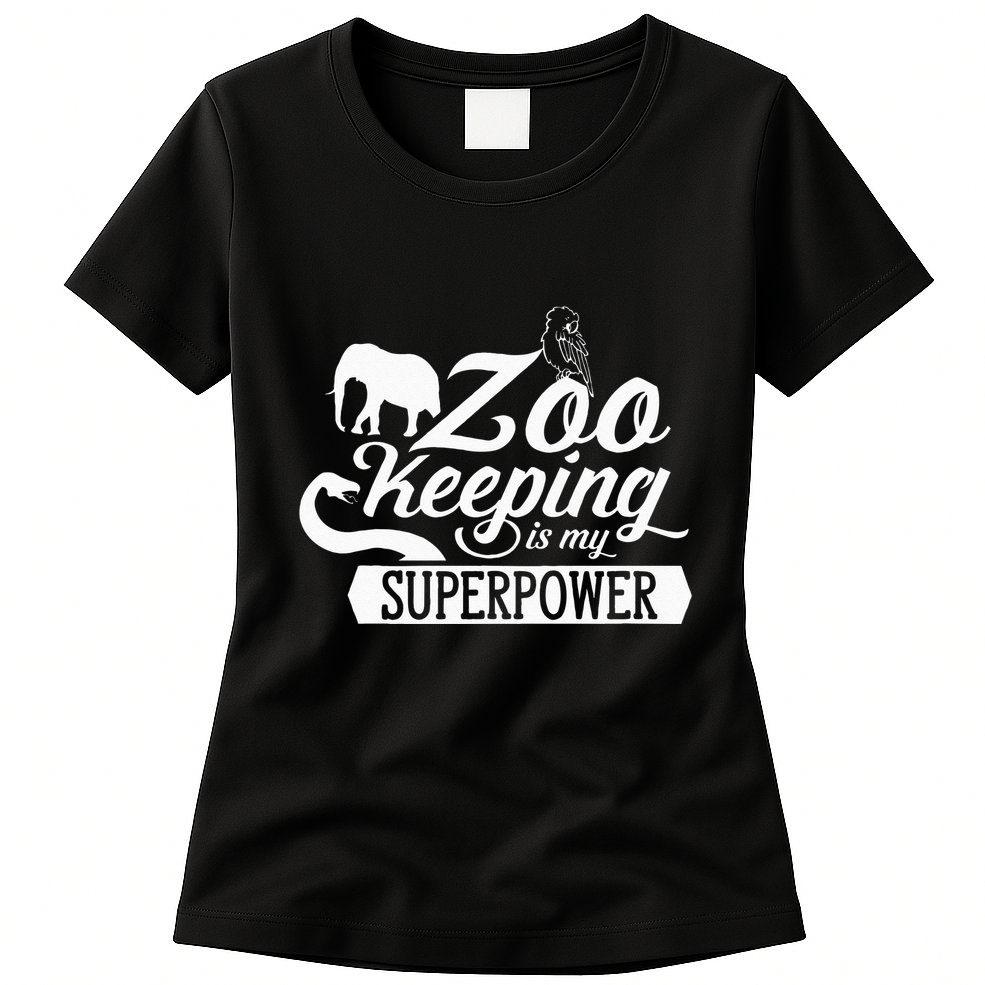 Zookeeper Job Zookeepers Zoo Keeper Zookeeping Womens T-Shirt