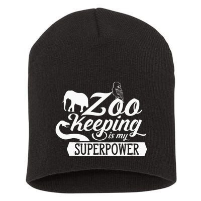 Zookeeper Job Zookeepers Zoo Keeper Zookeeping Short Acrylic Beanie