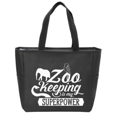 Zookeeper Job Zookeepers Zoo Keeper Zookeeping Zip Tote Bag