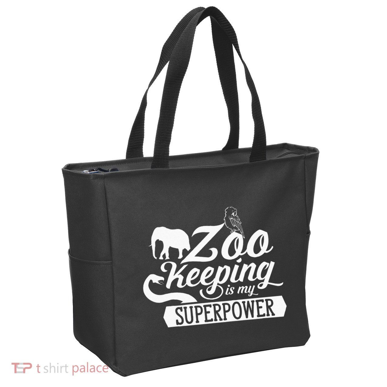 Zookeeper Job Zookeepers Zoo Keeper Zookeeping Zip Tote Bag