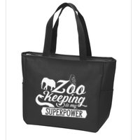 Zookeeper Job Zookeepers Zoo Keeper Zookeeping Zip Tote Bag