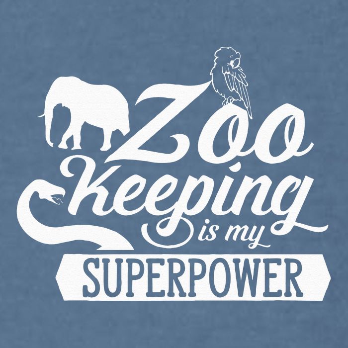 Zookeeper Job Zookeepers Zoo Keeper Zookeeping Garment-Dyed Sweatshirt