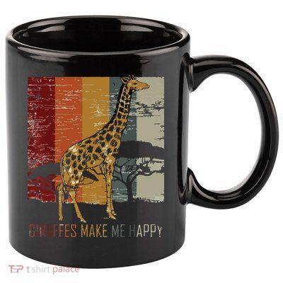 Zoo Keeper Africa Vintage Retro Gift Giraffe 11oz C Handle Ceramic Mug