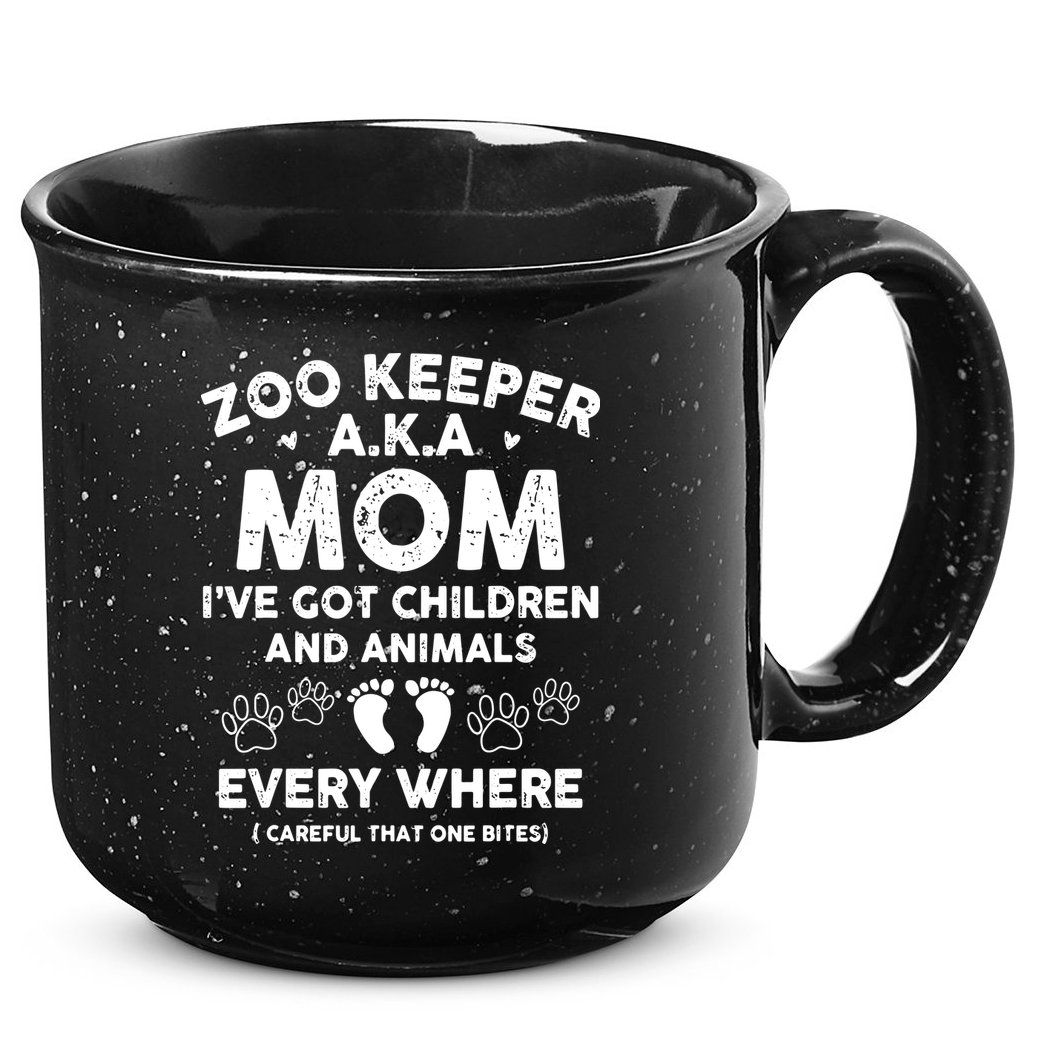 Zoo Keeper AKA Mom Ive Got Children And Animals 15oz Campfire Ceramic Mug