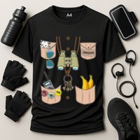 Zoo Keeper Costume Funny Halloween Zookeeper Cooling Performance Crew T-Shirt