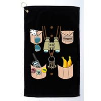 Zoo Keeper Costume Funny Halloween Zookeeper Golf Towel
