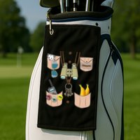 Zoo Keeper Costume Funny Halloween Zookeeper Golf Towel