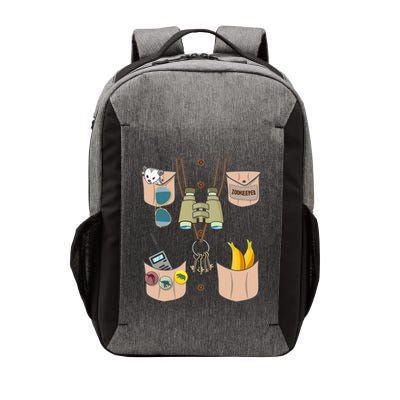 Zoo Keeper Costume Funny Halloween Zookeeper Vector Backpack