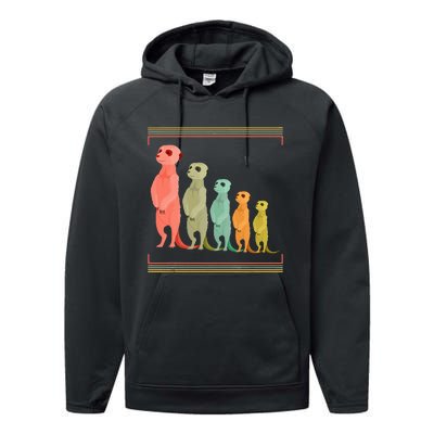 Zoo Keeper Cute Zoo Animal Gift Meerkat Performance Fleece Hoodie