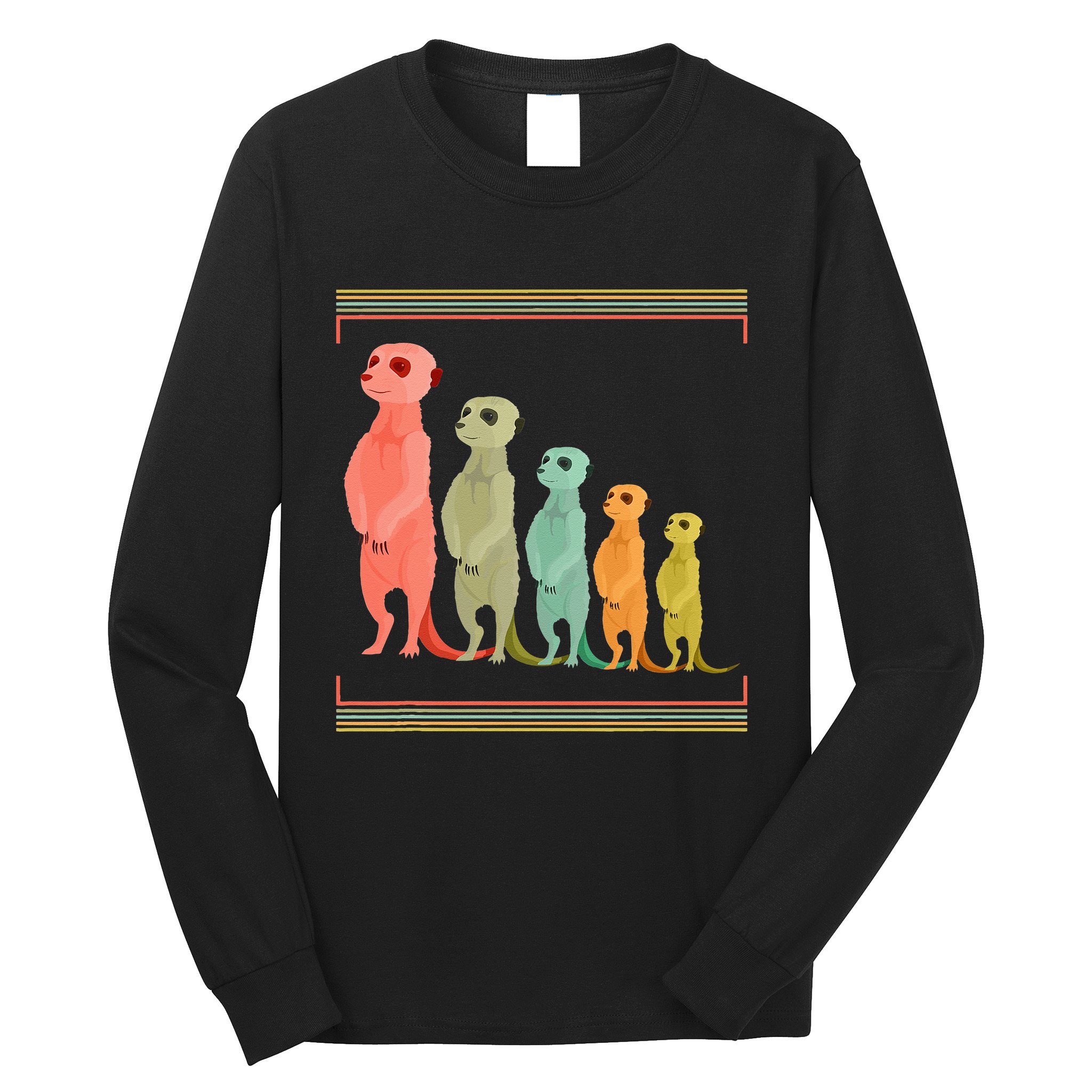 Zoo Keeper Cute Zoo Animal Gift Meerkat Long Sleeve Shirt