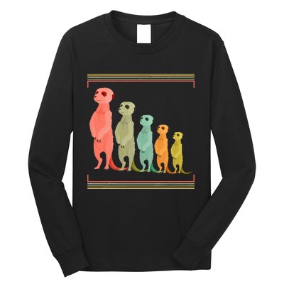 Zoo Keeper Cute Zoo Animal Gift Meerkat Long Sleeve Shirt