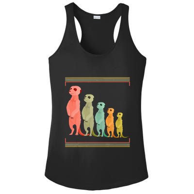 Zoo Keeper Cute Zoo Animal Gift Meerkat Ladies PosiCharge Competitor Racerback Tank