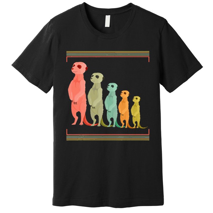 Zoo Keeper Cute Zoo Animal Gift Meerkat Premium T-Shirt