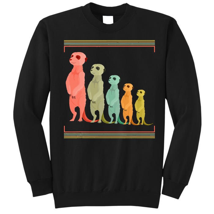 Zoo Keeper Cute Zoo Animal Gift Meerkat Tall Sweatshirt