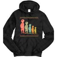 Zoo Keeper Cute Zoo Animal Gift Meerkat Tie Dye Hoodie