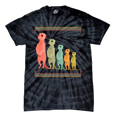 Zoo Keeper Cute Zoo Animal Gift Meerkat Tie-Dye T-Shirt