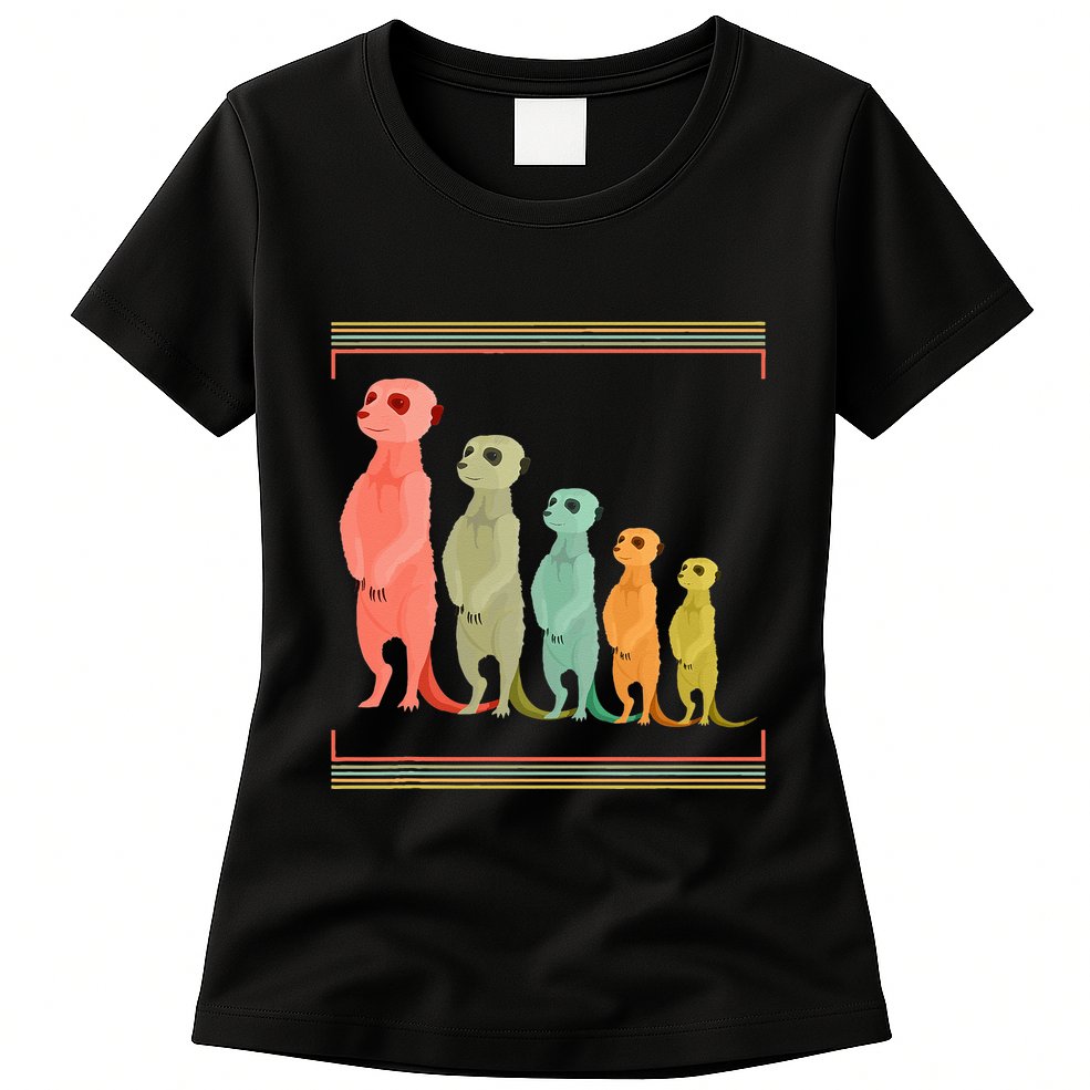 Zoo Keeper Cute Zoo Animal Gift Meerkat Womens T-Shirt