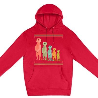 Zoo Keeper Cute Zoo Animal Gift Meerkat Premium Pullover Hoodie