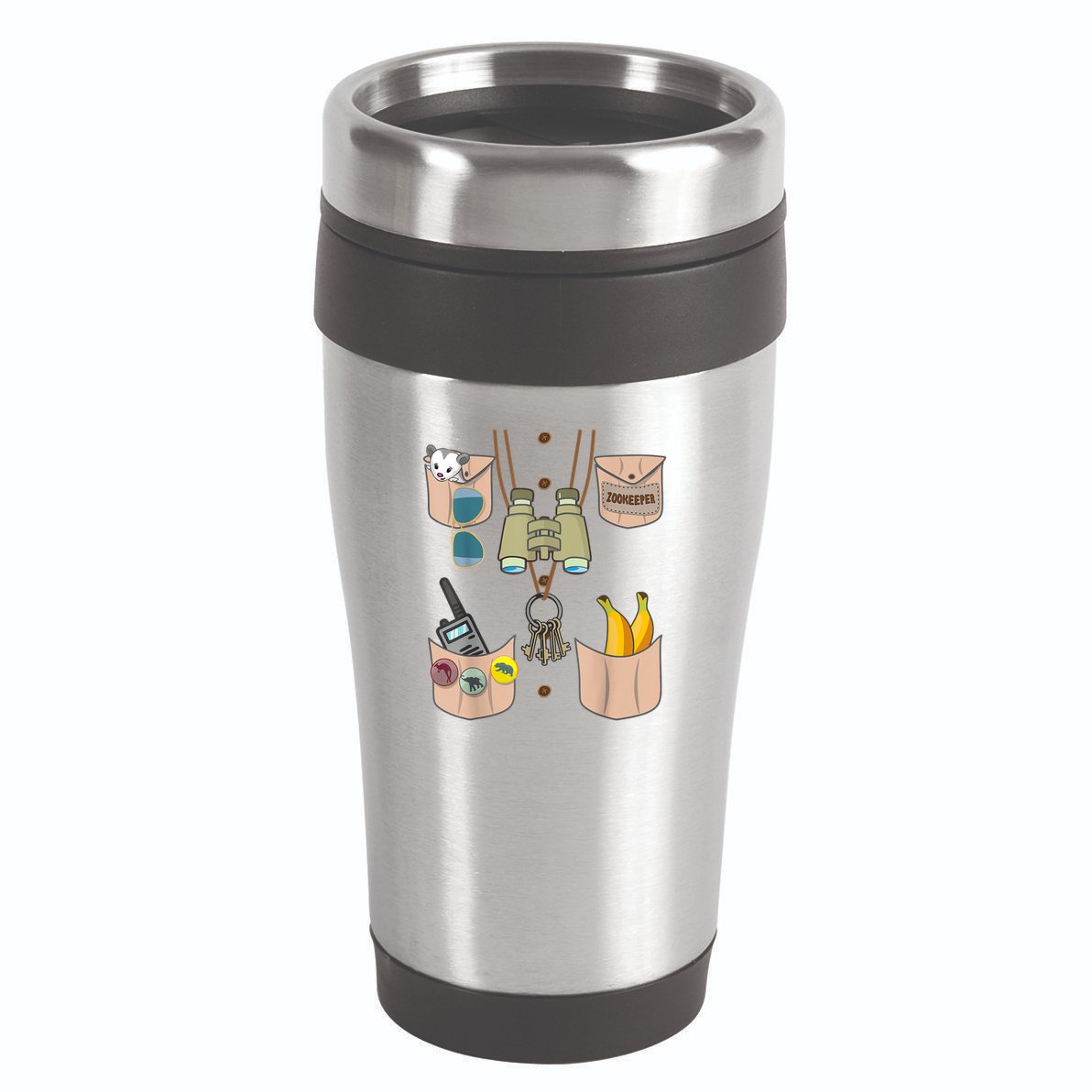 Zoo Keeper Costume Funny Halloween Boy Girls Zookeeper 16oz Travel Tumbler