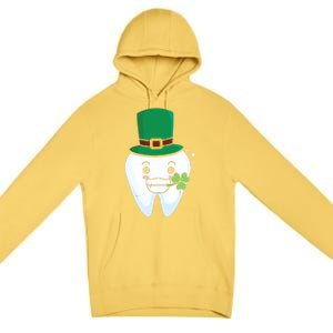 Zahn Kobold Clover Leaf St Patrick's Day Dentist Gift Premium Pullover Hoodie