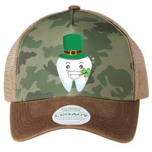 Zahn Kobold Clover Leaf St Patrick's Day Dentist Gift Legacy Tie Dye Trucker Hat