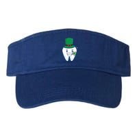 Zahn Kobold Clover Leaf St Patrick's Day Dentist Gift Valucap Bio-Washed Visor