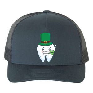 Zahn Kobold Clover Leaf St Patrick's Day Dentist Gift Yupoong Adult 5-Panel Trucker Hat