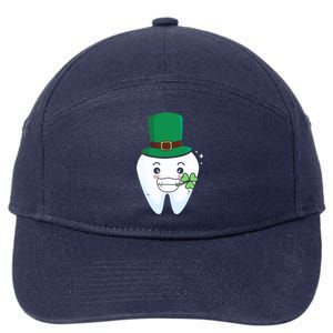 Zahn Kobold Clover Leaf St Patrick's Day Dentist Gift 7-Panel Snapback Hat