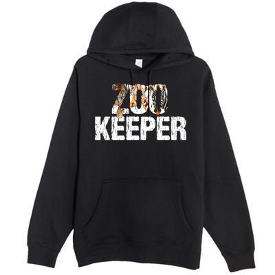Zoo Keeper Costume Safari Wildlife Zookeeper Costume Premium Pullover Hoodie