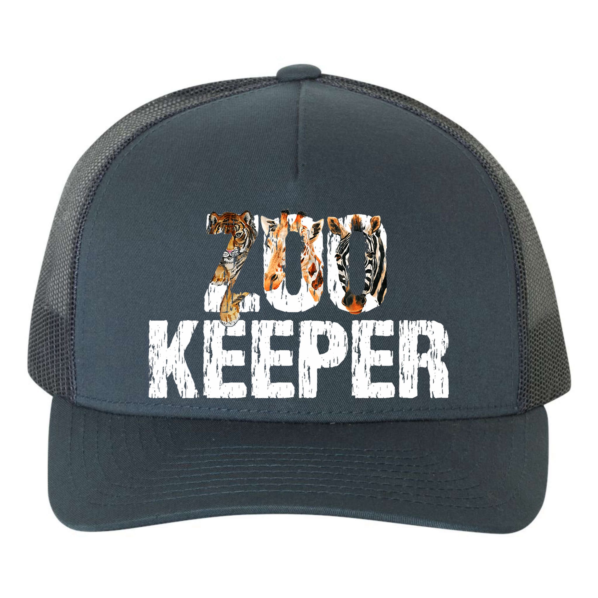 Zoo Keeper Costume Safari Wildlife Zookeeper Costume Yupoong Adult 5-Panel Trucker Hat