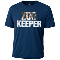 Zoo Keeper Costume Safari Wildlife Zookeeper Costume Cooling Performance Crew T-Shirt