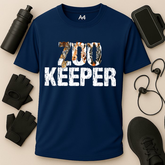 Zoo Keeper Costume Safari Wildlife Zookeeper Costume Cooling Performance Crew T-Shirt