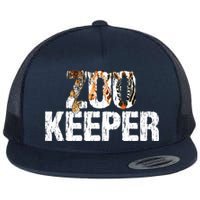 Zoo Keeper Costume Safari Wildlife Zookeeper Costume Flat Bill Trucker Hat