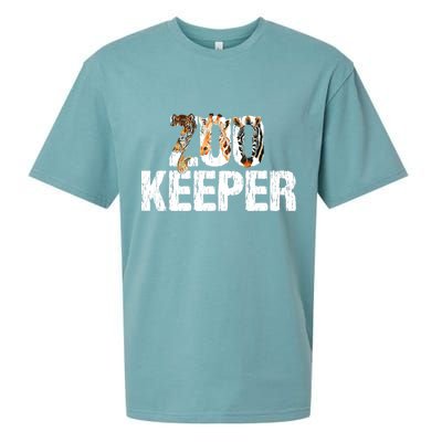 Zoo Keeper Costume Safari Wildlife Zookeeper Costume Sueded Cloud Jersey T-Shirt