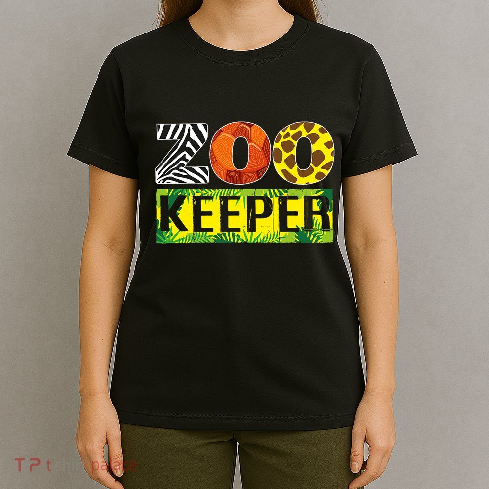 Zoo Keeper Costume Adult Halloween Party Safari Zookeeper T-Shirt