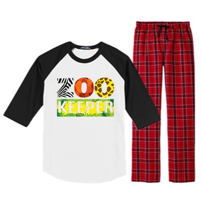 Zoo Keeper Costume Adult Halloween Party Safari Zookeeper Raglan Sleeve Pajama Set