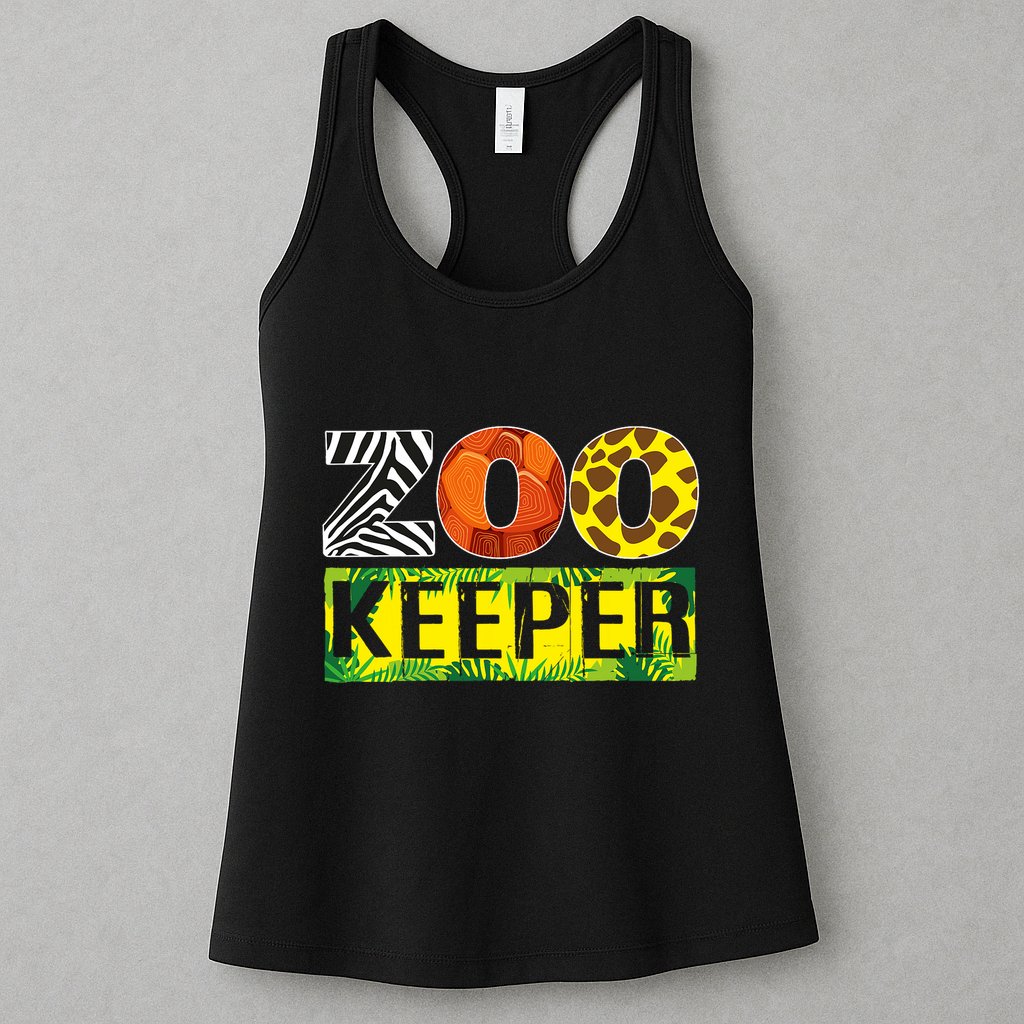 Zoo Keeper Costume Adult Halloween Party Safari Zookeeper Womens Tank Top