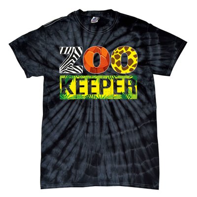 Zoo Keeper Costume Adult Halloween Party Safari Zookeeper Tie-Dye T-Shirt