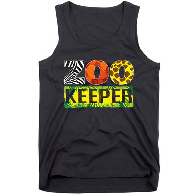 Zoo Keeper Costume Adult Halloween Party Safari Zookeeper Tank Top