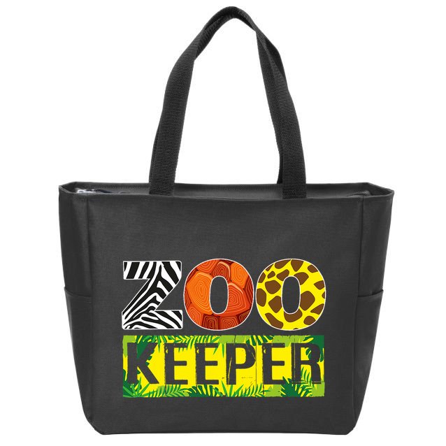 Zoo Keeper Costume Adult Halloween Party Safari Zookeeper Zip Tote Bag