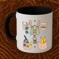 Zoo Keeper Costume Funny Halloween Zookeeper Mug