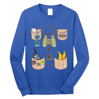 Zoo Keeper Costume Funny Halloween Zookeeper Long Sleeve Shirt