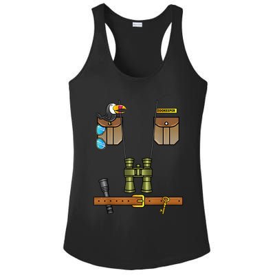 Zoo Keeper Costume Funny Safari Zookeeper Costume Halloween Ladies PosiCharge Competitor Racerback Tank
