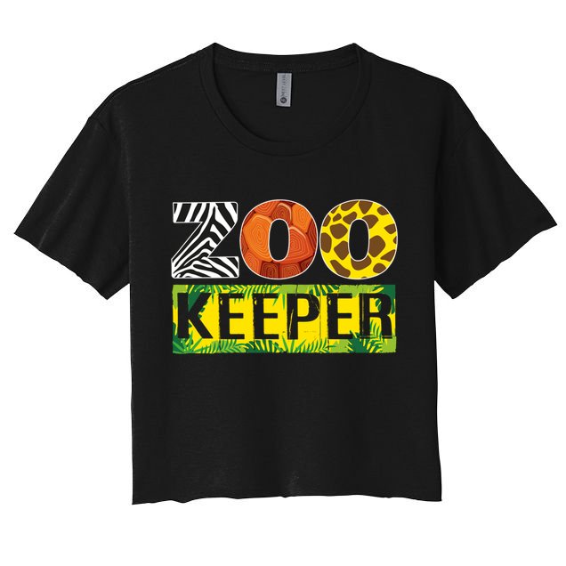 Zoo Keeper Costume Adult Halloween Party Safari Zookeeper Funny Gift Crop Top
