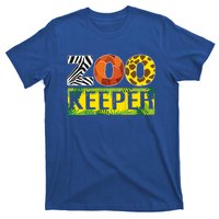 Zoo Keeper Costume Adult Halloween Party Safari Zookeeper Funny Gift T-Shirt