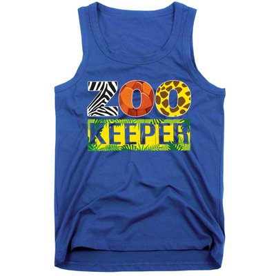 Zoo Keeper Costume Adult Halloween Party Safari Zookeeper Funny Gift Tank Top